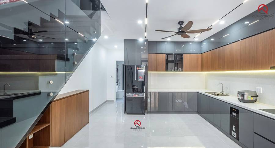 Thi công nội thất nhà phố hiện đại đẹp, sang trọng | Quang Trung House